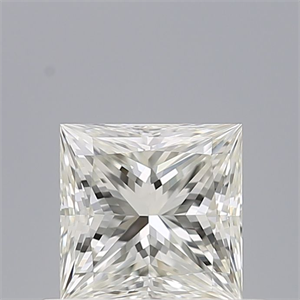 Picture of Natural Diamond 0.51 Carats, Princess with  Cut, H Color, VVS1 Clarity and Certified by IGI