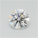 Lab Grown Diamond 0.81 Carats, Round with Ideal Cut, D Color, VS1 Clarity and Certified by IGI