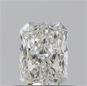 Natural Diamond 0.50 Carats, Radiant with  Cut, I Color, VS1 Clarity and Certified by GIA