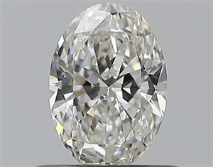 Foto Diamante Natural 0.51 quilates, Ovalado , Color G, claridad VVS2 y certificado GIA de