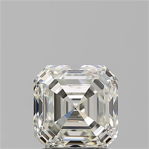 Picture of Natural Diamond 1.70 Carats, Asscher with  Cut, K Color, VVS2 Clarity and Certified by GIA