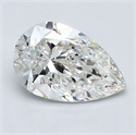 Natural Diamond 1.70 Carats, Pear with  Cut, G Color, VS1 Clarity and Certified by GIA
