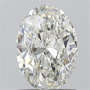 Picture of Natural Diamond 0.90 Carats, Oval with  Cut, H Color, VS1 Clarity and Certified by GIA