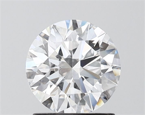 Picture of Lab Grown Diamond 1.20 Carats, Round with Ideal Cut, D Color, VS1 Clarity and Certified by IGI