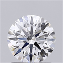 Lab Grown Diamond 1.06 Carats, Round with Excellent Cut, E Color, VVS2 Clarity and Certified by IGI