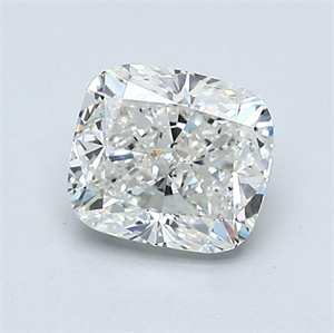 Foto Diamante Natural 1.21 quilates, Del cojín , Color H, claridad VS2 y certificado GIA de