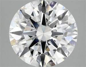 Picture of Lab Grown Diamond 3.09 Carats, Round with Ideal Cut, D Color, VS1 Clarity and Certified by IGI