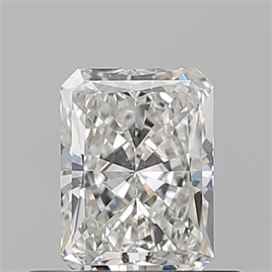 Picture of Natural Diamond 0.52 Carats, Radiant with  Cut, H Color, VVS1 Clarity and Certified by GIA