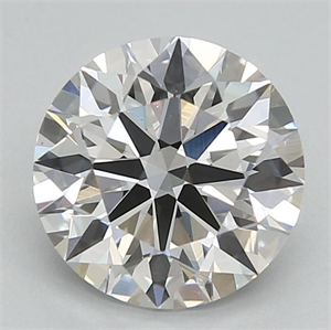 Picture of Lab Grown Diamond 1.51 Carats, Round with Ideal Cut, E Color, VS1 Clarity and Certified by IGI