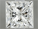Natural Diamond 0.80 Carats, Princess with  Cut, G Color, SI1 Clarity and Certified by GIA