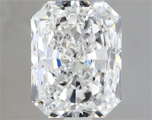 Picture of Natural Diamond 2.50 Carats, Radiant with  Cut, F Color, SI1 Clarity and Certified by GIA