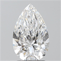 Diamante Natural 2.01 quilates, De pera , Color E, claridad VS1 y certificado GIA