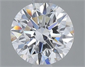 Lab Grown Diamond 1.10 Carats, Round with Excellent Cut, D Color, VS1 Clarity and Certified by IGI
