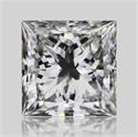 Natural Diamond 0.60 Carats, Princess with  Cut, G Color, VS1 Clarity and Certified by GIA
