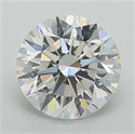 Del inventario de diamantes de laboratorio, 2.33 quilates, Redondo , Color F, claridad VVS2 y certificado IGI