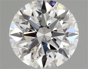 Foto Diamante Natural 0.58 quilates, Redondo , Color E, claridad IF y certificado GIA de