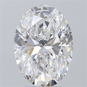Picture of Natural Diamond 3.00 Carats, Oval with  Cut, D Color, VS1 Clarity and Certified by GIA