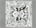 Natural Diamond 0.91 Carats, Princess with  Cut, G Color, SI1 Clarity and Certified by GIA