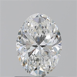 Picture of Natural Diamond 1.01 Carats, Oval with  Cut, G Color, VVS2 Clarity and Certified by GIA