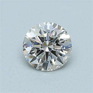 Picture of Natural Diamond 0.70 Carats, Round with Excellent Cut, J Color, VVS2 Clarity and Certified by IGI