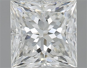 Picture of Natural Diamond 0.70 Carats, Princess with  Cut, I Color, VVS1 Clarity and Certified by GIA