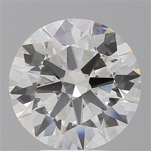 Picture of Lab Grown Diamond 5.01 Carats, Round with Ideal Cut, F Color, VVS2 Clarity and Certified by IGI