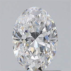 Picture of Natural Diamond 0.71 Carats, Oval with  Cut, D Color, VVS2 Clarity and Certified by GIA