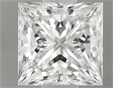 Diamante Natural 0.51 quilates, Princesa , Color H, claridad VS2 y certificado GIA