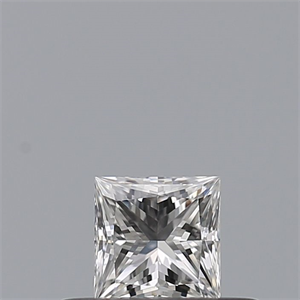 Picture of Natural Diamond 0.23 Carats, Princess with  Cut, E Color, VS1 Clarity and Certified by GIA