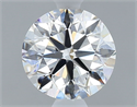 Diamante Natural 0.60 quilates, Redondo , Color F, claridad VS2 y certificado IGI