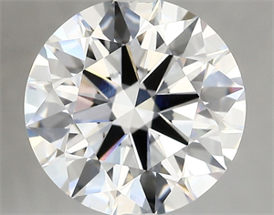 Picture of Lab Grown Diamond 4.21 Carats, Round with Ideal Cut, E Color, VVS2 Clarity and Certified by IGI