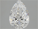 Diamante Natural 2.70 quilates, De pera , Color D, claridad SI2 y certificado GIA