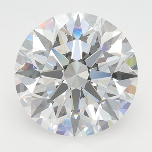 Picture of Lab Grown Diamond 2.80 Carats, Round with Excellent Cut, D Color, VVS2 Clarity and Certified by GIA