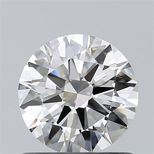 Picture of Natural Diamond 0.70 Carats, Round with Excellent Cut, H Color, VS1 Clarity and Certified by GIA