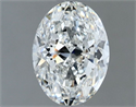 Diamante Natural 1.00 quilates, Ovalado , Color F, claridad VS2 y certificado GIA