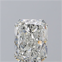 Natural Diamond 3.50 Carats, Radiant with  Cut, H Color, SI2 Clarity and Certified by GIA