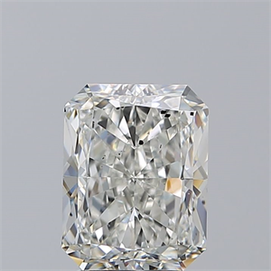 Picture of Natural Diamond 3.50 Carats, Radiant with  Cut, H Color, SI2 Clarity and Certified by GIA