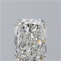 Natural Diamond 3.50 Carats, Radiant with  Cut, H Color, SI2 Clarity and Certified by GIA