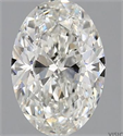 Natural Diamond 2.02 Carats, Oval with  Cut, H Color, SI1 Clarity and Certified by GIA