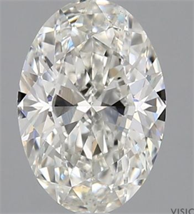 Picture of Natural Diamond 2.02 Carats, Oval with  Cut, H Color, SI1 Clarity and Certified by GIA