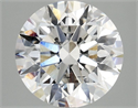 Del inventario de diamantes de laboratorio, 3.09 quilates, Redondo , Color F, claridad SI1 y certificado IGI