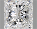 Natural Diamond 1.02 Carats, Princess with  Cut, F Color, VVS1 Clarity and Certified by GIA