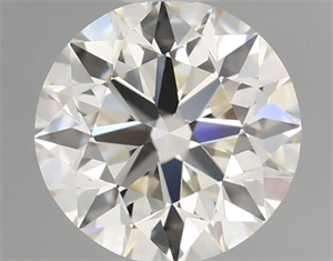 Picture of Natural Diamond 0.73 Carats, Round with Excellent Cut, H Color, IF Clarity and Certified by IGI