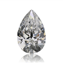 Diamante Natural 0.41 quilates, De pera , Color F, claridad VS2 y certificado GIA