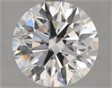 Lab Grown Diamond 3.16 Carats, Round with Ideal Cut, D Color, VVS1 Clarity and Certified by IGI