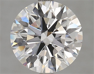Picture of Lab Grown Diamond 3.16 Carats, Round with Ideal Cut, D Color, VVS1 Clarity and Certified by IGI