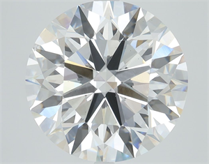 Picture of Lab Grown Diamond 5.51 Carats, Round with Ideal Cut, E Color, VS2 Clarity and Certified by IGI
