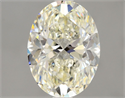 Natural Diamond 2.01 Carats, Oval with  Cut, K Color, VS1 Clarity and Certified by GIA