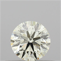 Natural Diamond 0.40 Carats, Round with Excellent Cut, J Color, SI1 Clarity and Certified by IGI