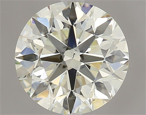 Picture of Natural Diamond 1.15 Carats, Round with Excellent Cut, M Color, VS2 Clarity and Certified by IGI